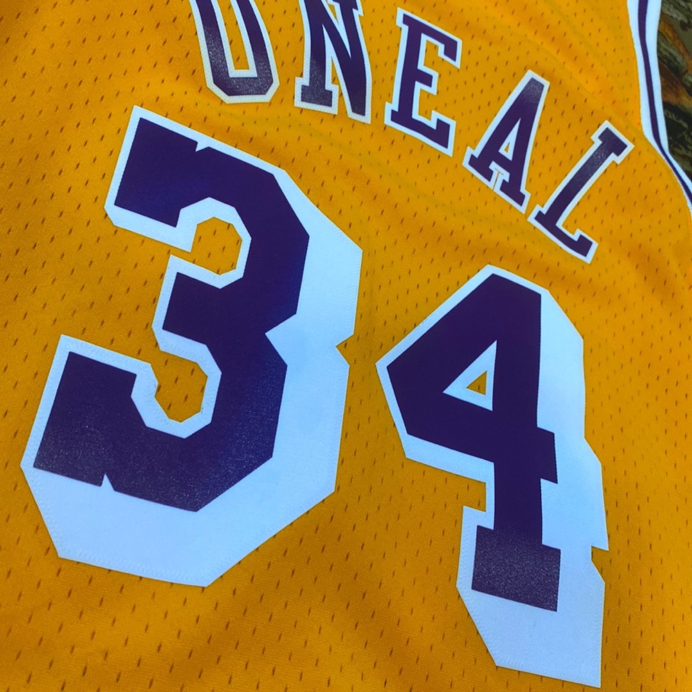 Brand New 1996-97 Hardwood Classics Los Angeles Lakers Shaquille O’Neal Size M - Picture 6 of 6